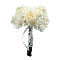 Small European Ivory Rose Minicarn Qty Arrangement For Delivery to Madera, California