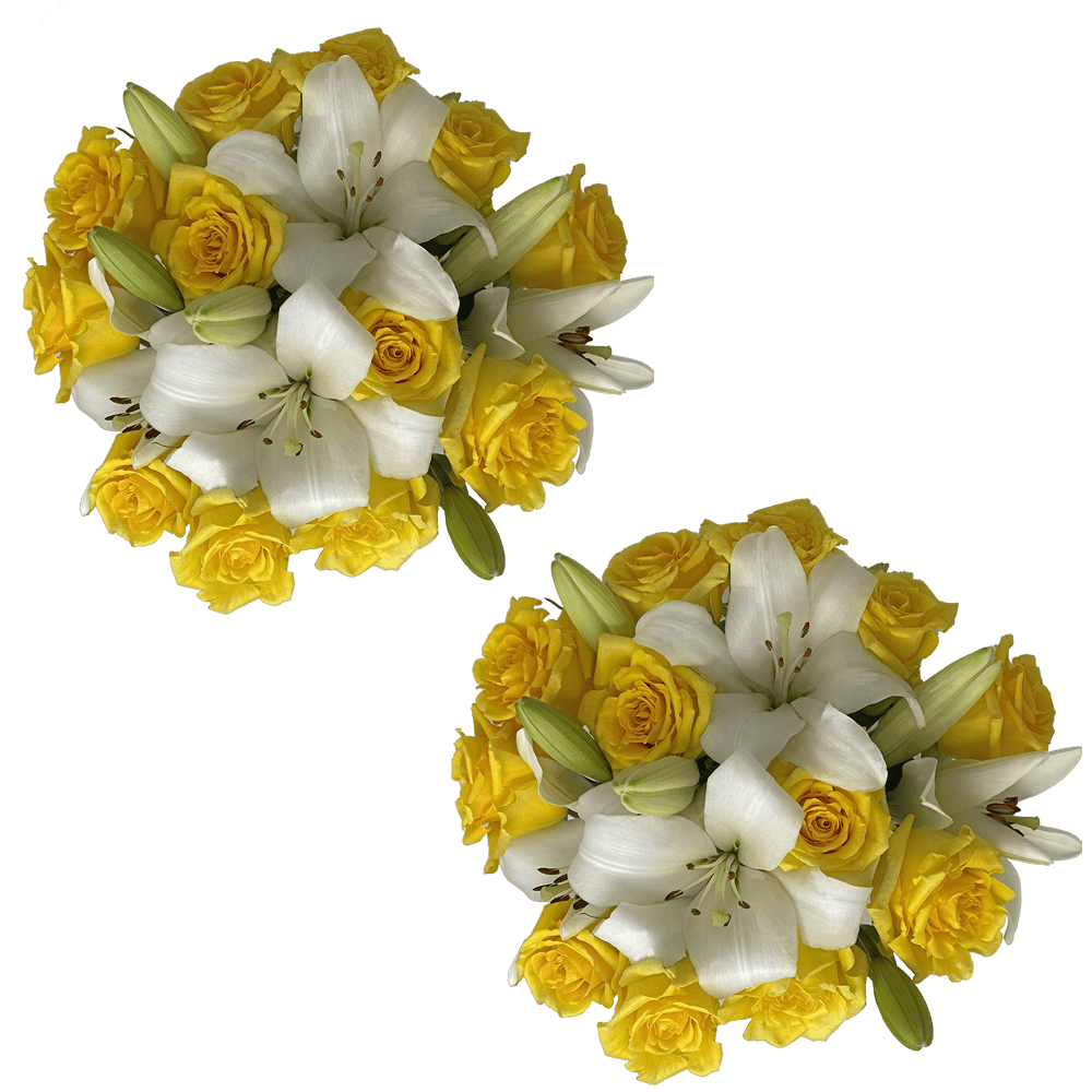 Yellow and White Next Day Flower Bouquets