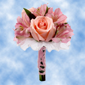Wedding Reception Table Centerpieces Pink Roses Alstroemeria Wedding Reception Table Centerpieces Pink Roses Alstroemeria