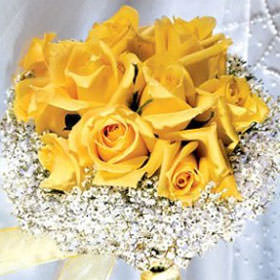 yellow flower bouquets for weddings
