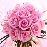 (BDx10) Romantic Light Pink Roses Table Centerpiece For Delivery to Gastonia, North_Carolina