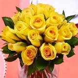 (DUO) Bridal Bqt Royal Yellow Roses For Delivery to New_York