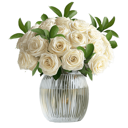 (2BDx20) CP Royal Ivory Roses 12 Centerpieces