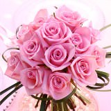 (2BDx20) CP Romantic Light Pink Roses 12 Centerpieces For Delivery to New_York