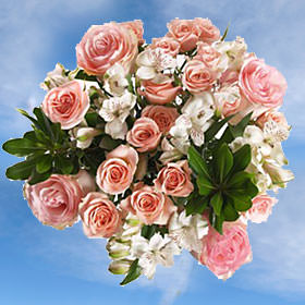 Flowers For Weddings Pink Rose Alstroemeria Centerpieces Globalrose