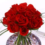 (BDx10) 3 Centerpiece 21 Red Roses and Calla Lilies For Delivery to Florida
